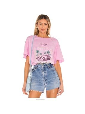 Show Me Your MuMu  "Going West Coast Thunder” Graphic Cotton Tee XL